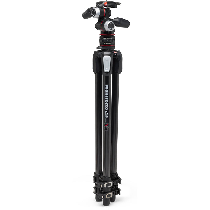 Manfrotto MT055CXPRO3 Carbon Fiber Tripod with MHXPRO-3W Head & Move Quick Release Kit