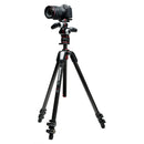Manfrotto MT055CXPRO3 Carbon Fiber Tripod with MHXPRO-3W Head & Move Quick Release Kit