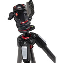 Manfrotto MT055CXPRO4 Carbon Fiber Tripod with MHXPRO-BHQ2 XPRO Ball Head & Move Quick Release Kit