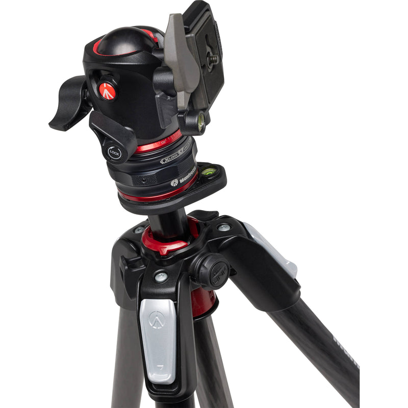 Manfrotto MT055CXPRO4 Carbon Fiber Tripod with MHXPRO-BHQ2 XPRO Ball Head & Move Quick Release Kit