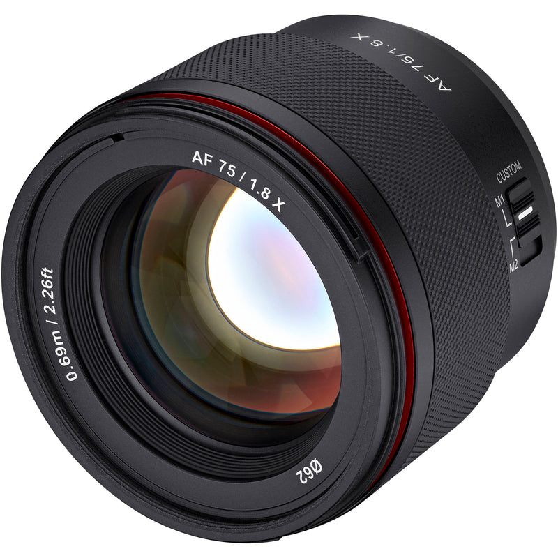 Rokinon AF 75mm f/1.8 FE Lens (FUJIFILM X)