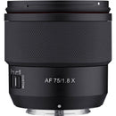 Samyang AF 75mm f/1.8 FE Lens (FUJIFILM X)