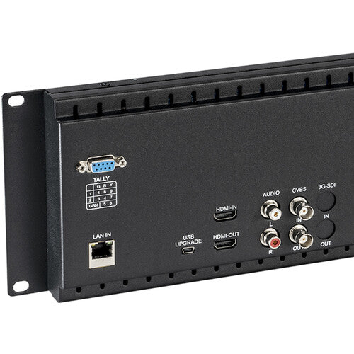 FeelWorld D71 PLUS Dual 7" 3 RU Rackmount 4K HDMI Monitor