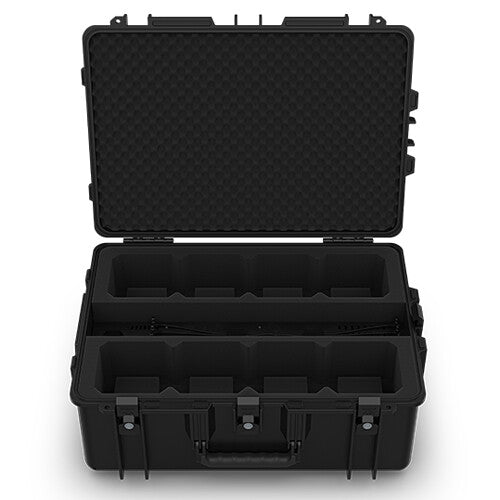 CHAUVET DJ Freedom Charge 8P Pelican-Style Charging Transport Case for Freedom Par Q9 and H9 IP (Black)