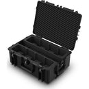 CHAUVET DJ Freedom Charge 8P Pelican-Style Charging Transport Case for Freedom Par Q9 and H9 IP (Black)