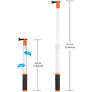 TELESIN Floating Translucent Waterproof Selfie Stick for Action Camera