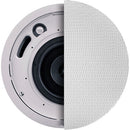 SoundTube Entertainment In-Ceiling Short Can Speaker with White Magnetic Grille (6.5")
