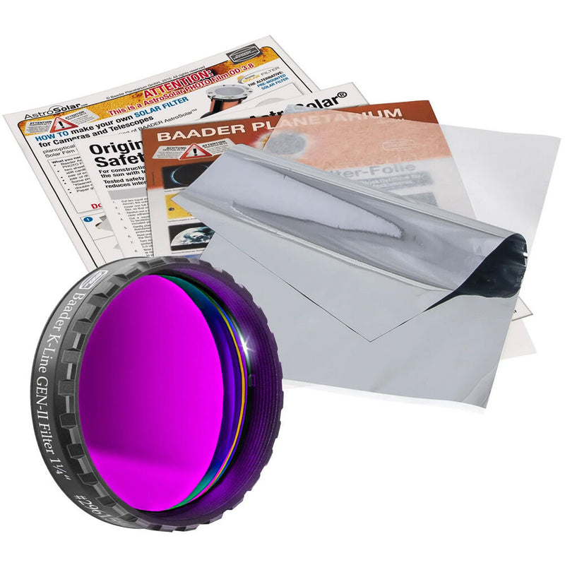 Alpine Astronomical Baader Calcium Gen-II Unstacked Ca-K Solar Imaging Filter with LPFC (1.25")