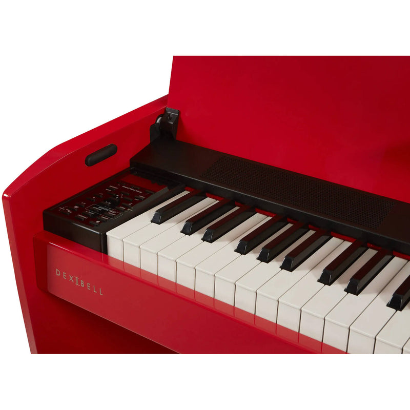 Dexibell VIVO H10 Digital Upright Piano with Bench (Polished Red)