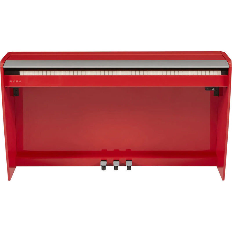 Dexibell VIVO H10 Digital Upright Piano with Bench (Polished Dark Red)