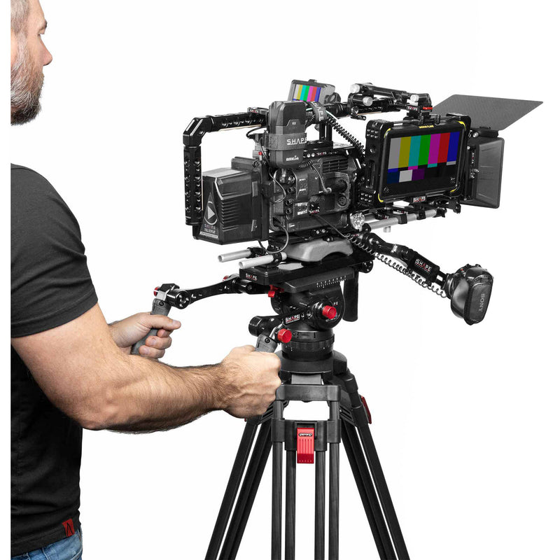 SHAPE Tripod Pan Handle with Push-Button for ST Series Tripods