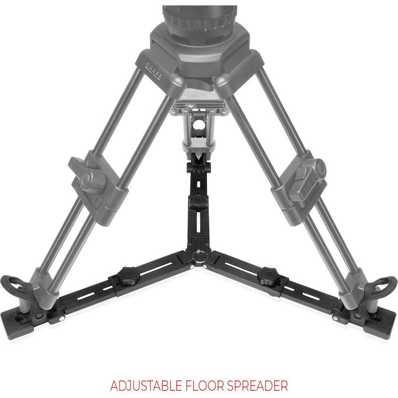 SHAPE 1-Stage Baby Tripod Legs with 100mm Bowl and Ground Spreader