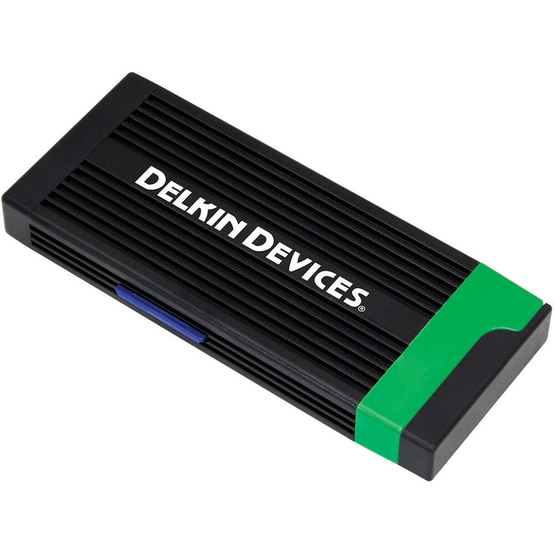Delkin Devices 128GB POWER CFexpress Type B Memory Card with CFexpress Type B and UHS-II SDXC Memory Card Reader