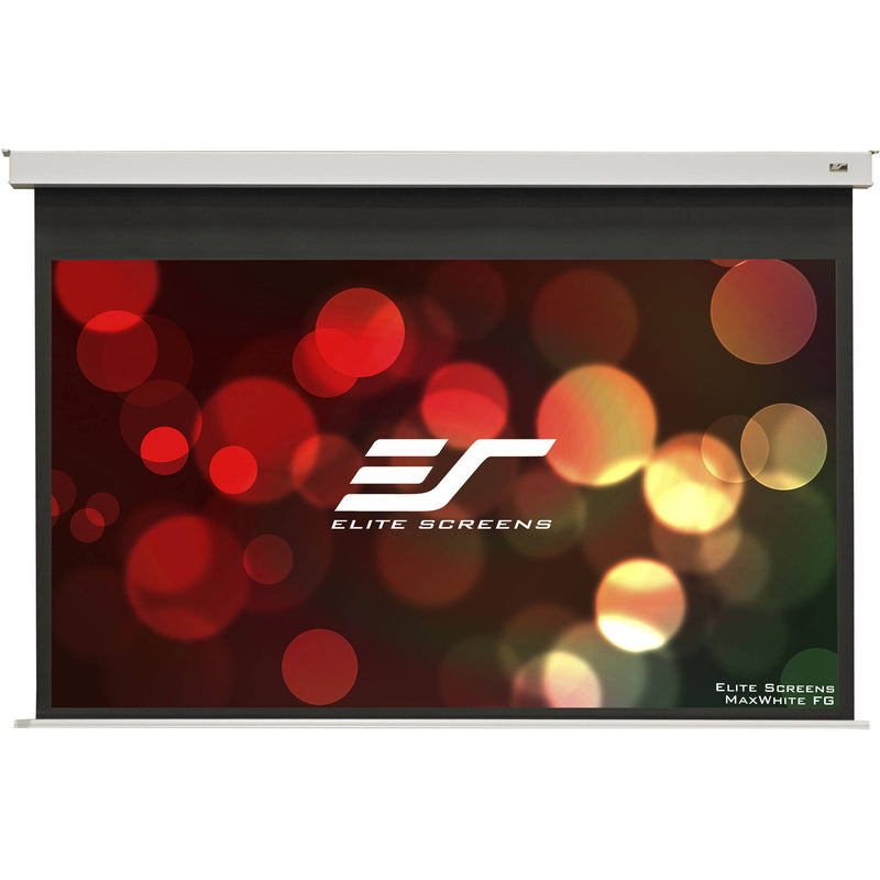 Elite Screens In-Ceiling Electric Projection Screen with MaxWhite FG (92")