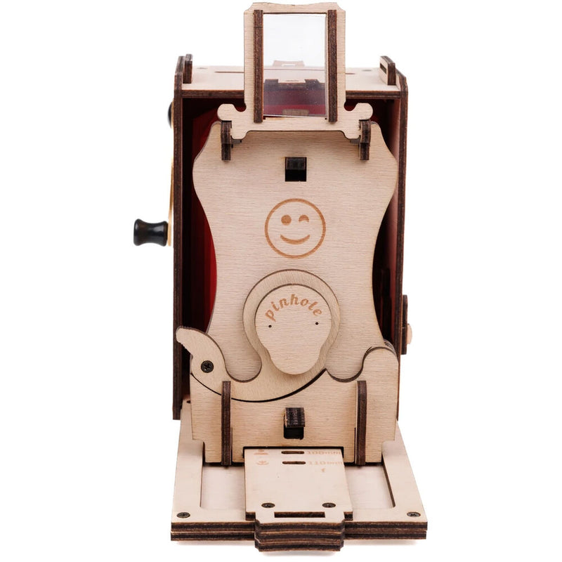 JollyLook Pinhole Instant Film Camera (Natural Wood, Pre-Assembled)