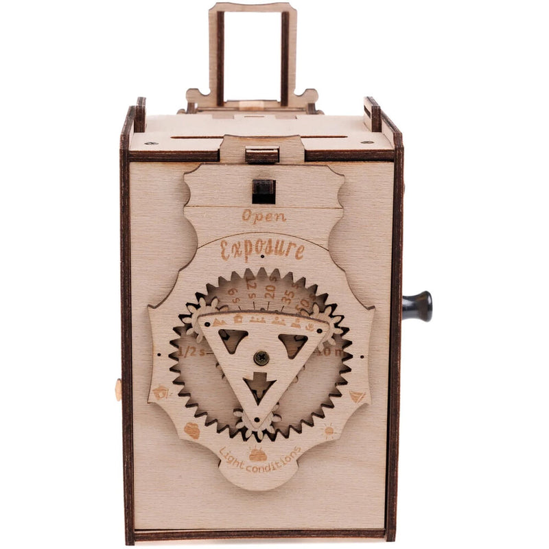 JollyLook Pinhole Instant Film Camera (Natural Wood, Pre-Assembled)