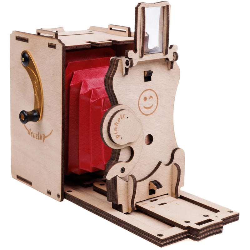JollyLook Pinhole Instant Film Camera DIY Kit (Natural Wood)