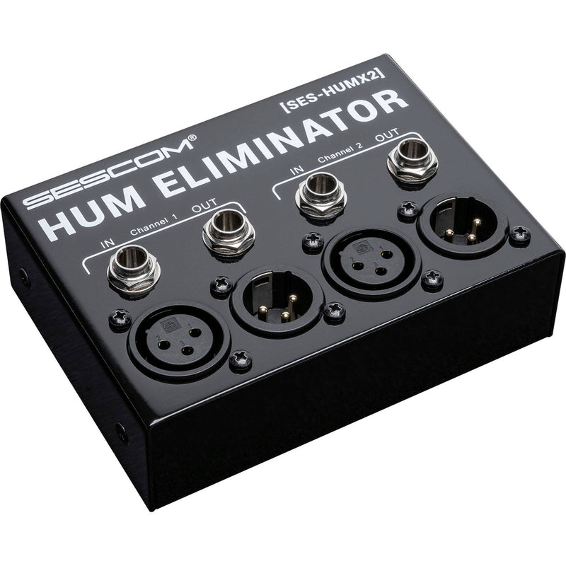 Sescom HUMX2 Professional 2-Channel Passive Hum Eliminator