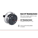 Sunwayfoto LB-90L Leveling Base&nbsp;with External Bubble Level (Silver)