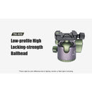 Sunwayfoto TH-40S Low-Profile High Locking-Strength Ball Head