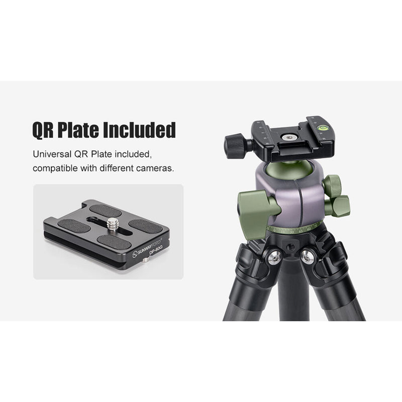 Sunwayfoto TH-40S Low-Profile High Locking-Strength Ball Head