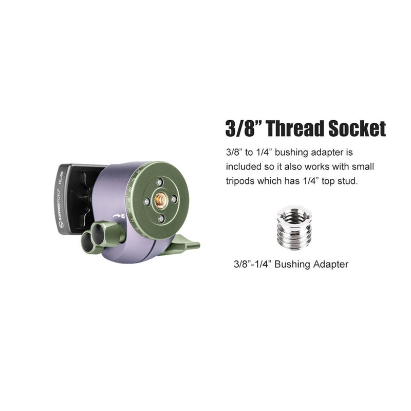 Sunwayfoto TH-40S Low-Profile High Locking-Strength Ball Head