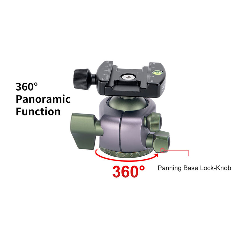 Sunwayfoto TH-40S Low-Profile High Locking-Strength Ball Head