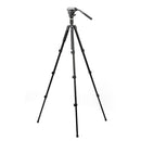 Fotopro S5i Pro Heavy-Duty Video Tripod with Fluid Head