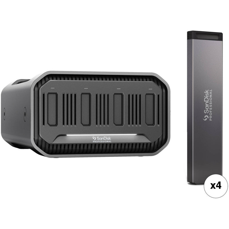 SanDisk Professional 16TB Professional PRO-BLADE STATION Kit with PRO-BLADE SSD Mag (4 x 4TB)
