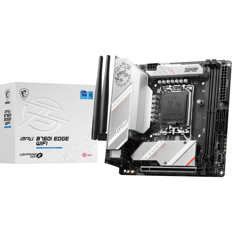 MSI MPG B760I EDGE WIFI LGA 1700 Mini-ITX Motherboard