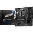 MSI PRO B760M-P DDR4 LGA 1700 Micro-ATX Motherboard