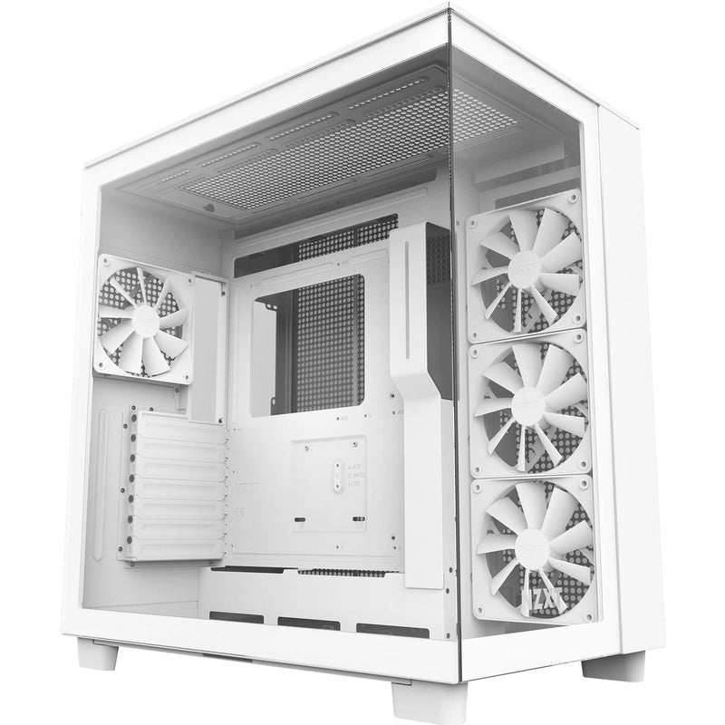 NZXT H9 Flow Mid-Tower Case (White)
