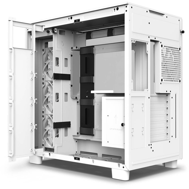NZXT H9 Flow Mid-Tower Case (White)