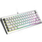 Cooler Master CK720 65% Customizable Mechanical Keyboard (Silver White, Red Switches)