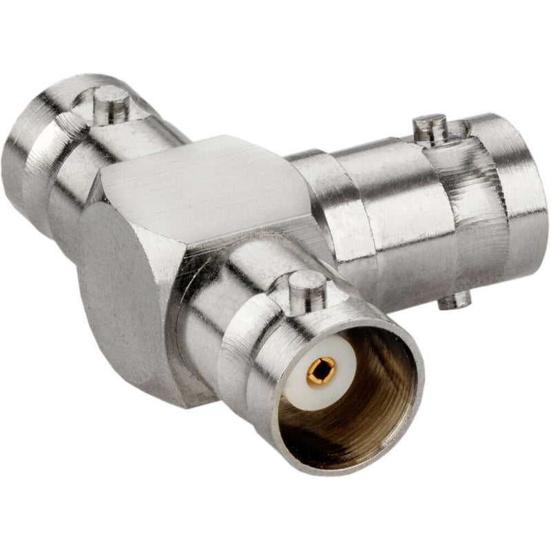 Pearstone 75-Ohm BNC Female to Two BNC Female T-Adapter