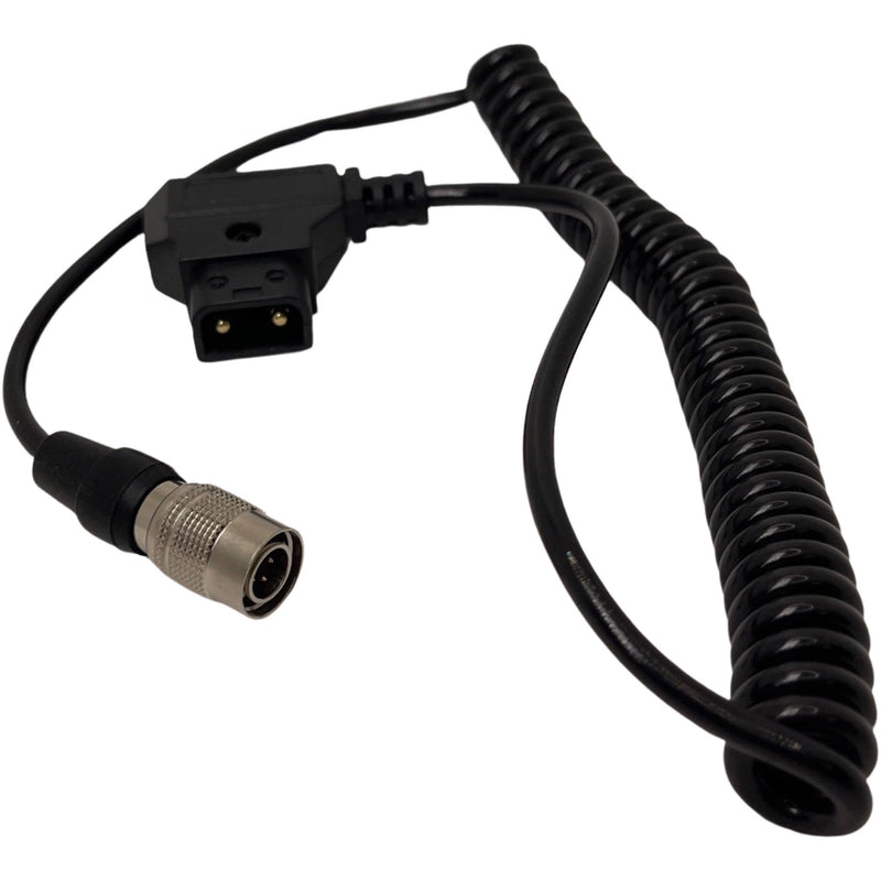 Bescor D-Tap to 4-Pin Hirose Cable for Select Sound Devices Units (Coiled, 19.2")