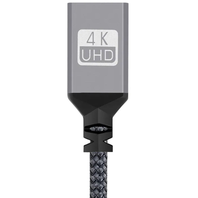 DigitalFoto Solution Limited 4K Left-Angle Micro-HDMI Male to HDMI Female Cable (7.8")