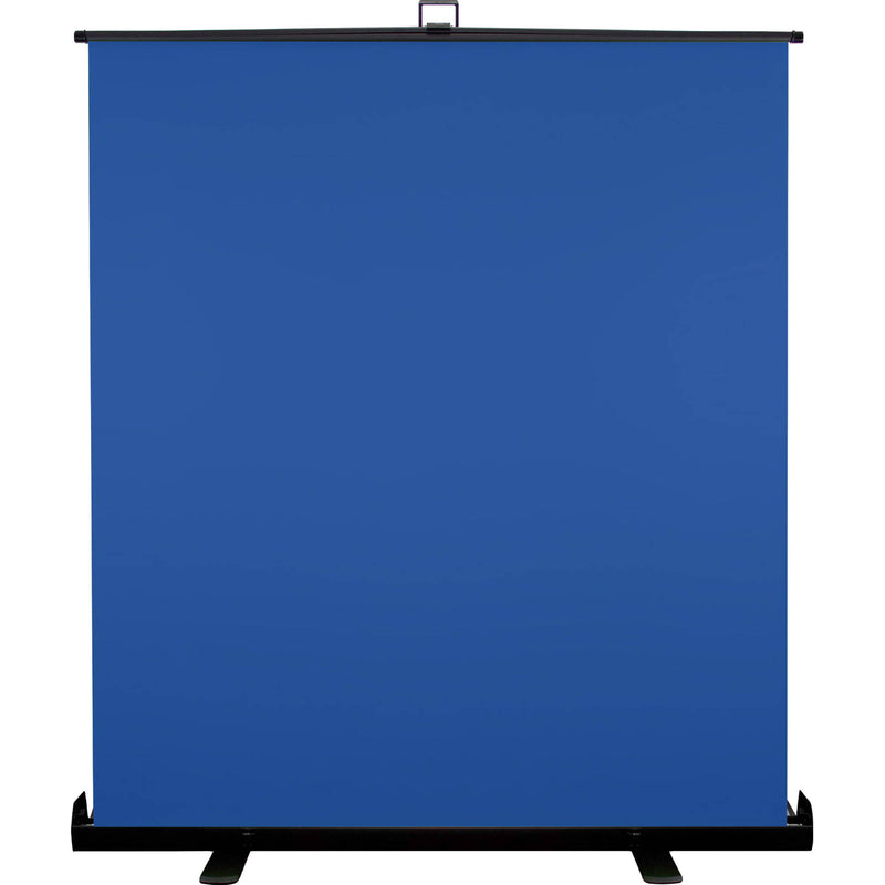KHOMO GEAR Extra-Large Pull-Up Backdrop Screen (Chroma Blue, 62 x 77")