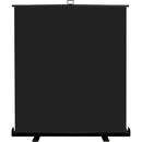 KHOMO GEAR Extra-Large Pull-Up Backdrop Screen (Black, 62 x 77")