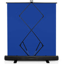 KHOMO GEAR Extra-Large Pull-Up Backdrop Screen (Chroma Blue, 62 x 77")