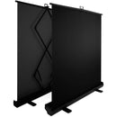 KHOMO GEAR Extra-Large Pull-Up Backdrop Screen (Black, 62 x 77")