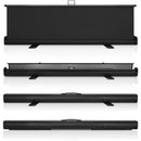 KHOMO GEAR Extra-Large Pull-Up Backdrop Screen (Black, 62 x 77")