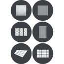 Godox GP-GS4 Gobo Set for MG1200Bi Spotlight Mount (6-Pack)