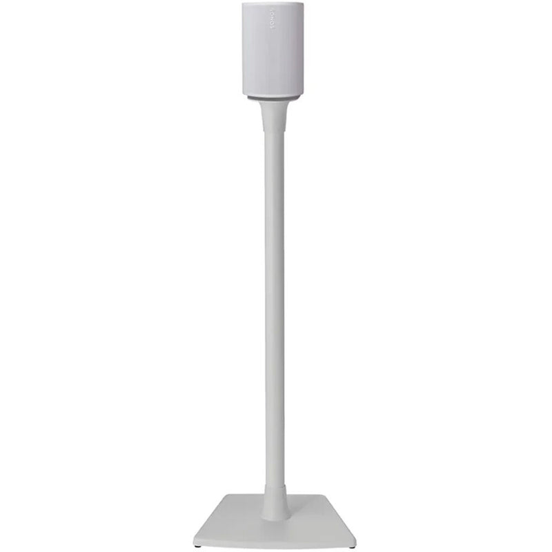 SANUS Fixed-Height Floor Stand for Sonos Era 100 Speakers (White, Single)