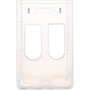 BRADY PEOPLE ID Premium Vertical Top-Load 2-Card Badge Holder (2.28 x 3.6", 50-Pack)