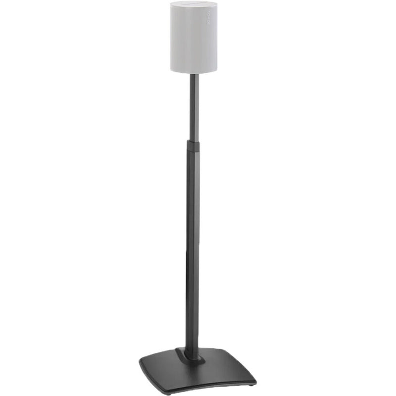 SANUS Height-Adjustable Floor Stand for Sonos Era 100 Speaker (Black, Single)
