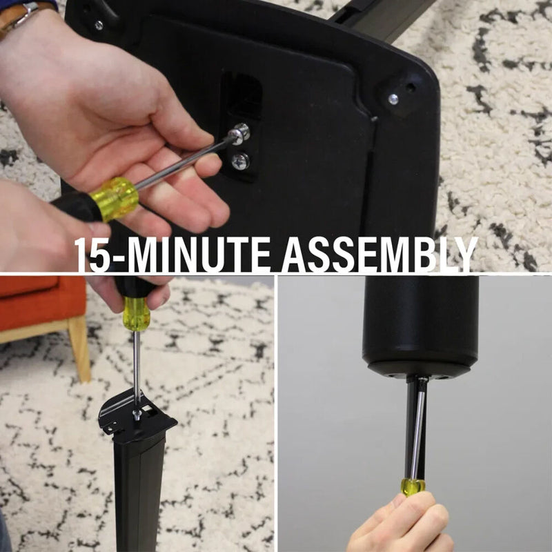 SANUS Height-Adjustable Floor Stand for Sonos Era 100 Speaker (Black, Single)