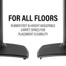 SANUS Height-Adjustable Floor Stand for Sonos Era 100 Speaker (Black, Pair)