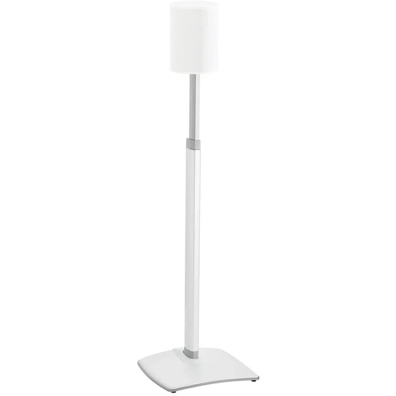 SANUS Height-Adjustable Floor Stand for Sonos Era 100 Speaker (White, Single)
