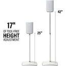 SANUS Adjustable Floorstand for Select Speakers